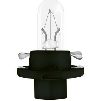 Bec bord bx8.4d soclu negru 12v 1.2w set 10 buc osram