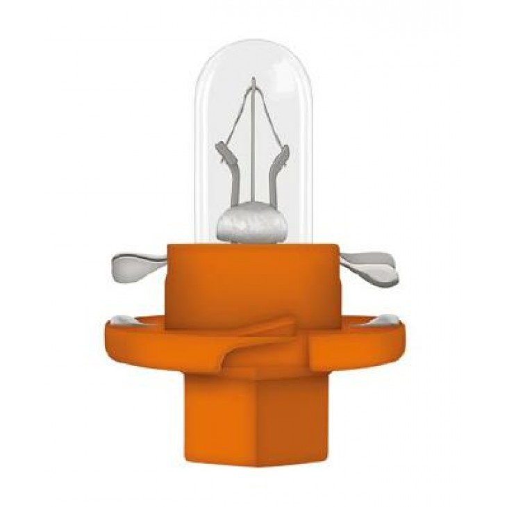 Bec bord bx8.4d soclu portocaliu 12v 1.1w set 10 buc osram - 2473MFX6 - ams-OSRAM