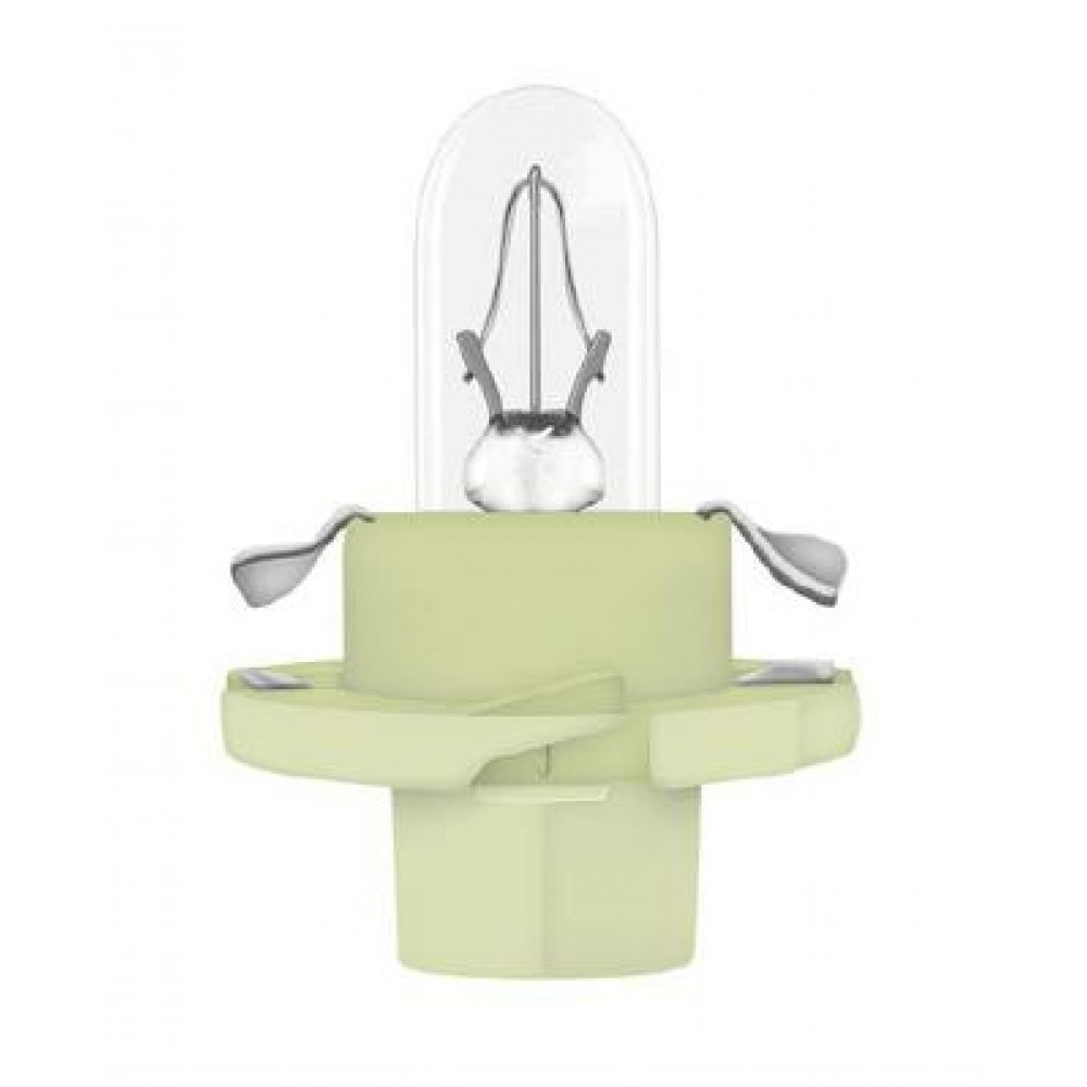 Bec bord bx8.4d soclu verde deschis 12v 2w set 10 buc osram - 2352MFX6 - ams-OSRAM