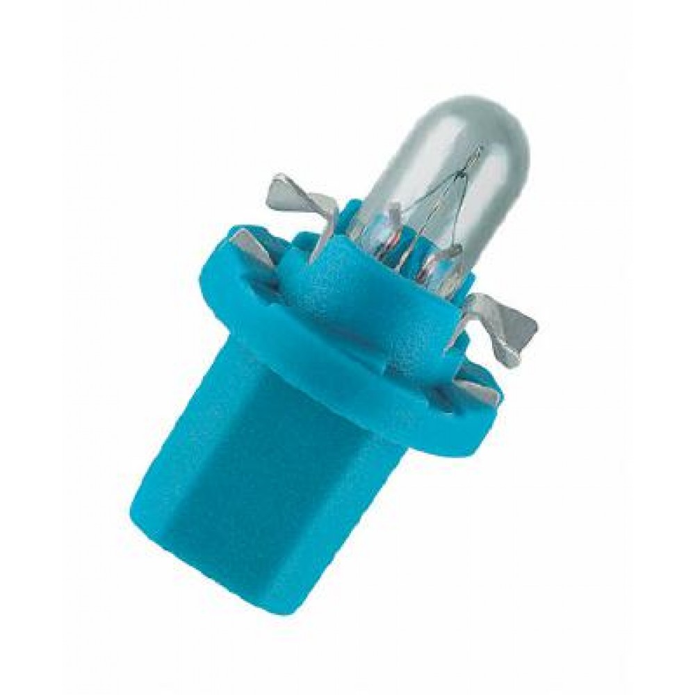 Bec bord bx8.5d soclu albastru 12v 1.2w set 10 buc osram - 2721MFX - ams-OSRAM