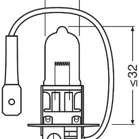 Bec camion 24v h3 70 w truckstar pro +120% nextgen osram