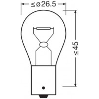 Set 2 becuri 12v p21w ultra life blister osram