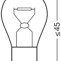 Bec 12v p21w original set 10 buc osram