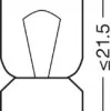 Bec camion 24v t4w original set 10 buc osram