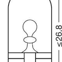 Bec camion 24v w5w truckstar pro +100% set 10 buc osram