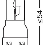 Bec moto 12v s1 25/25 w original osram