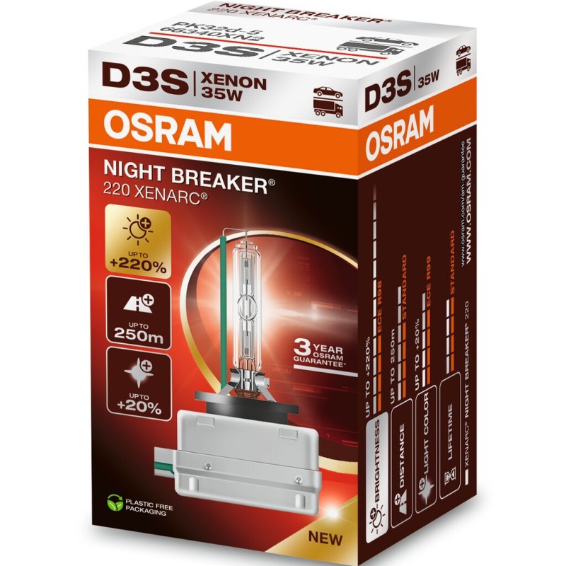 Bec xenon 42v d3s xenarc night breaker laser nextgen osram