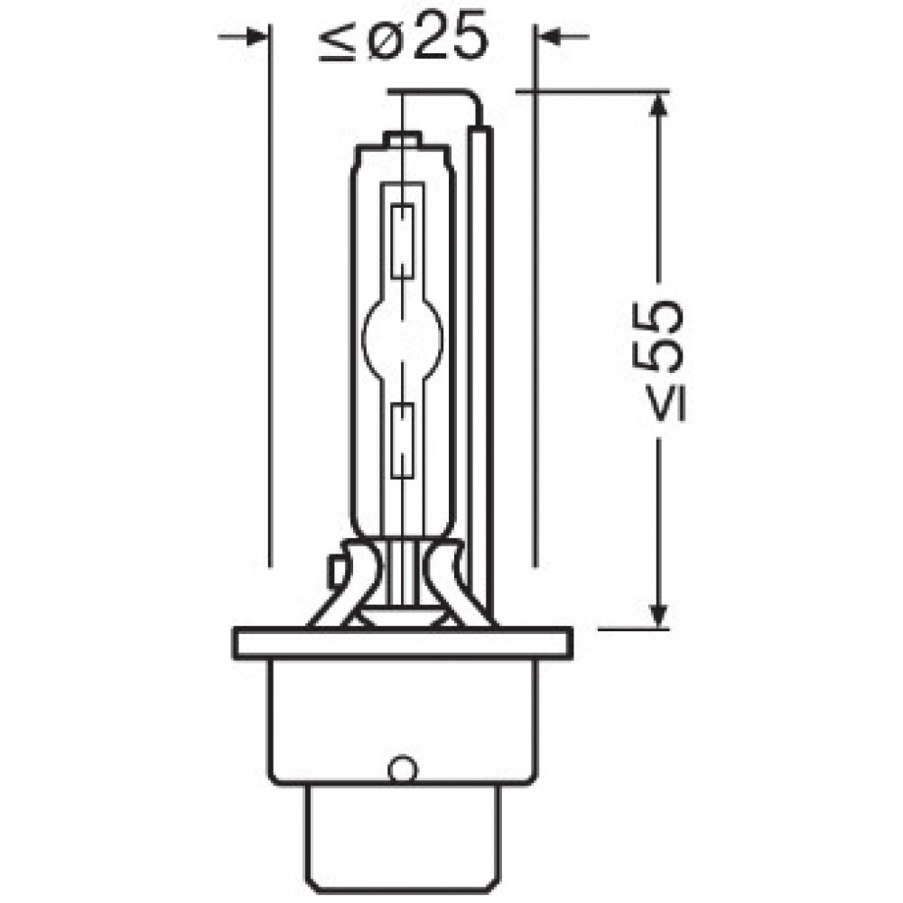 Set 2 becuri xenon 85v d2s xenarc night breaker laser nextgen osram - 66240XNN-HCB - ams-OSRAM