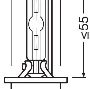 Bec xenon 85v d2s 4100 k xenarc original osram