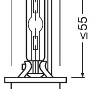 Bec xenon 85v d2s xenarc cool blue intense nextgen osram