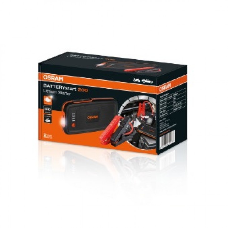 Jump starter / acumulator extern pornire auto 12v 6000mah osram battery start 200 - OBSL200 - ams-OSRAM