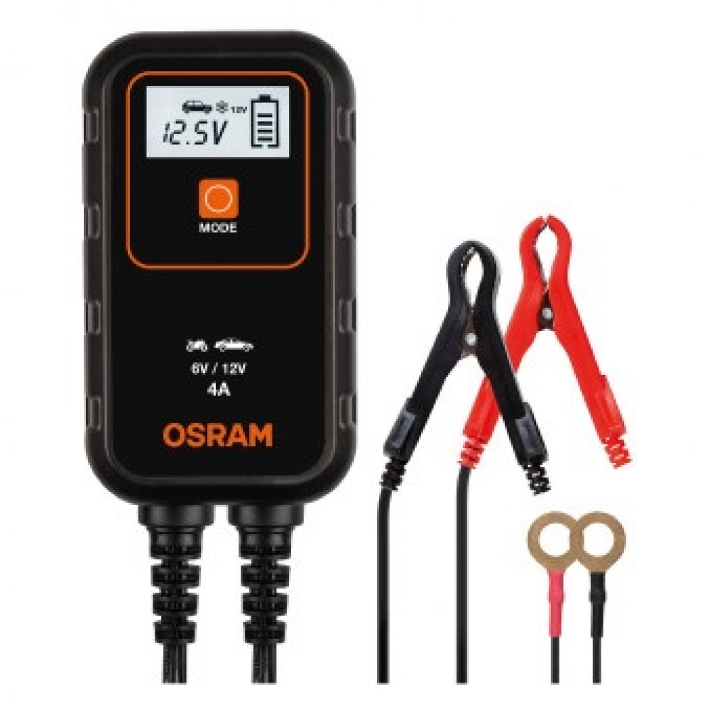Redresor auto battery charge 904 osram 4a 6v/12v - OEBCS904 - ams-OSRAM