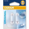 Set 2 becuri 12v c10w original blister osram