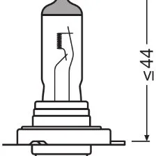 Bec 12v h7 55 w cool blue intense blister nextgen 1 buc osram
