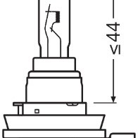 Bec 12v h8 35 w original osram