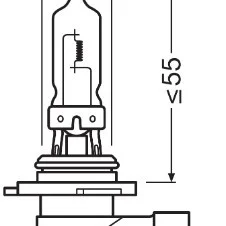 Bec 12v hb3 60 w original osram
