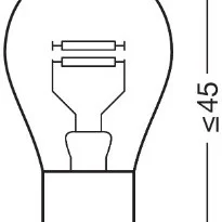 Bec 12v p21/5w ultra life set 10 buc osram