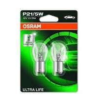 Set 2 becuri 12v p21/5w ultra life blister osram