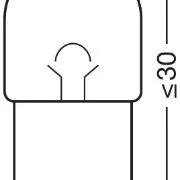 Bec 12v r5w ultra life set 10 buc osram