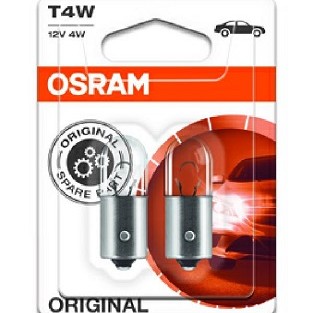Set 2 becuri 12v t4w original blister osram