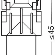 Set 2 becuri auxiliare cu led 12v (py21w) amber bli osram
