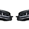 Set 2 faruri led pentru vw golf vii (2012-2016) negru ledriving xenon / pozitie halogen ledhl104-bk osram