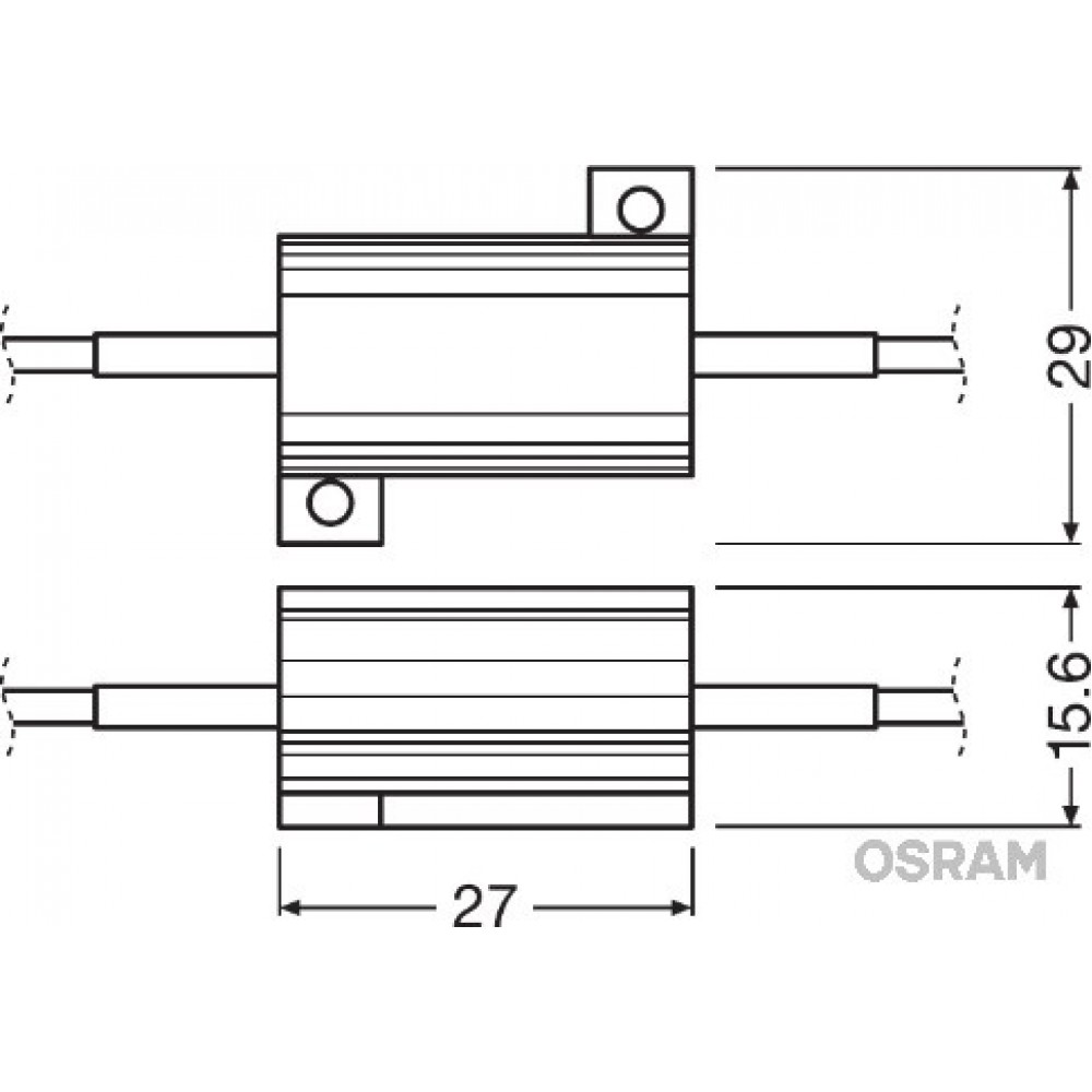 Unitate de control canbus 12v 21w bli 2 buc osram - LEDCBCTRL102 - ams-OSRAM