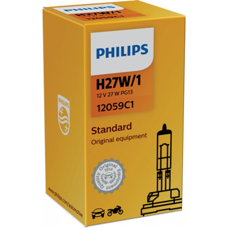 Bec proiector h27w/1 12v pg13 vision philips - 40913 - PHILIPS