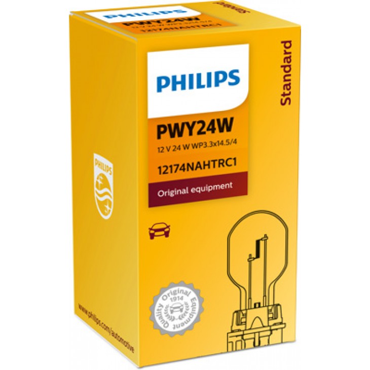 Bec semnalizare 12v pwy24wnahtr hiper vision philips - 40911 - PHILIPS