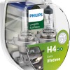 Set 2 becuri far h4 60/55w 12v longer life ecovision philips - 78378 - PHILIPS