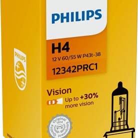 Bec far h4 p43t 60/55w 12v vision (cutie) philips