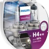 Set 2 becuri far h4 p43t 60/55w 12v vision plus philips - 07880 - PHILIPS