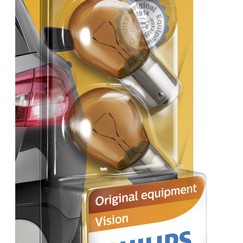 Set 2 becuri semnalizare py21w 12v (blister) philips