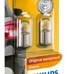 Set 2 becuri auxiliare r5w ba15s 12v (blister) philips