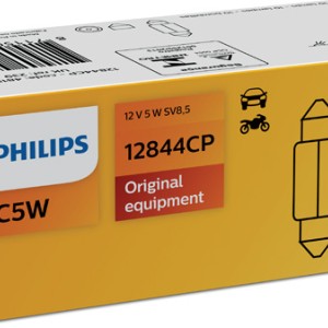 Bec plafoniera c5w 12v set 10 buc philips