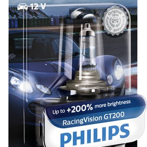 Bec far h7 55w 12v racing vision gt200 (blister) philips