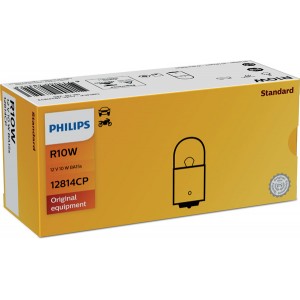 Bec auxiliar r10w 12v set 10 buc philips