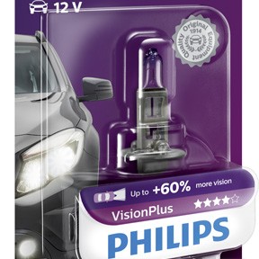 Bec far h1 55w 12v vision plus philips