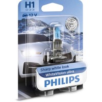 Bec far h1 55w 12v white vision ultra (blister) philips