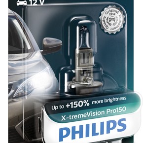 Bec far h1 55w 12v x-treme vision pro150 (blister) philips