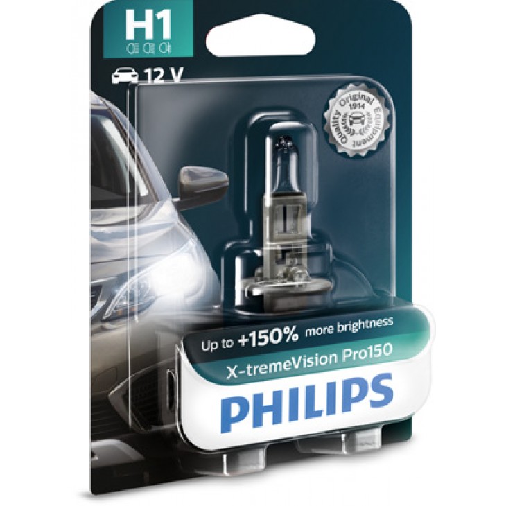Bec far h1 55w 12v x-treme vision pro150 (blister) philips - 12258XVPB1 - PHILIPS