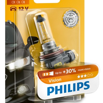Bec far h11 12v 55w vision (blister) philips - 02839 - PHILIPS