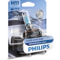 Bec far h11 12v 55w white vision ultra (blister) philips