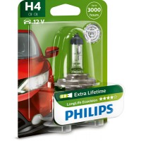 Bec far h4 60/55w 12v longer life ecovision philips