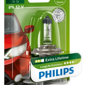 Bec far h4 60/55w 12v longer life ecovision philips