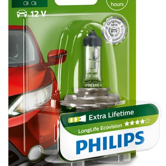 Bec far h4 60/55w 12v longer life ecovision philips - 78119 - PHILIPS