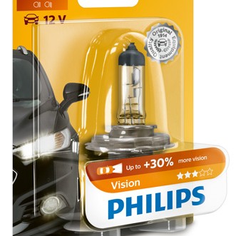 Bec far h4 p43t 60/55w 12v vision (blister) philips