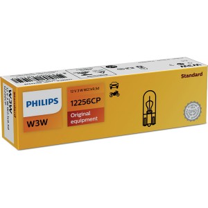Bec fara soclu w3w 12v set 10 buc philips