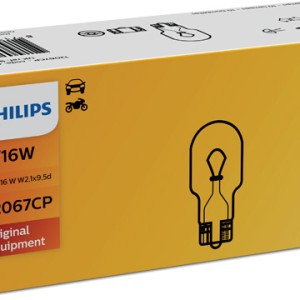 Bec frana w16w 12v set 10 buc philips