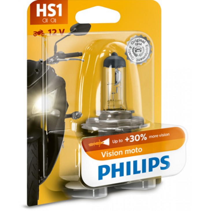 Bec moto hs1 vision 12v 35/35w (blister) philips